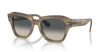 แว่นกันแดด Rayban State Street RB2186-140571 Striped Green Rayban State Street RB2186 140571 แว่นกันแดดลายทางเขียว