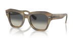 Rayban State Street RB2186 140571 แว่นกันแดดลายทางเขียว