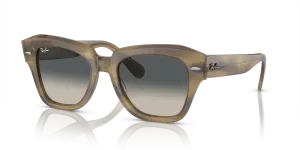 Rayban State Street RB2186 140571 แว่นกันแดดลายทางเขียว