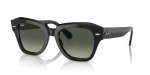 แว่นกันแดด Rayban State Street RB2186-901/71 Black Grey Gradient Rayban State Street RB2186 901 71 แว่นกันแดดสีดำ