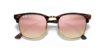 Rayban Clubmaster RB3016 990/7O close-up ด้านหน้า
