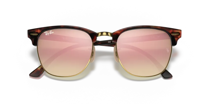 Rayban Clubmaster RB3016 990/7O close-up ด้านหน้า