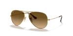 Rayban Aviator RB3025 001/M2 กรอบทองอะริสต้า เลนส์น้ำตาลไล่ระดับโพลาไรซ์