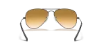 แว่นกันแดด Rayban Aviator RB3025-004/51 Gunmetal Brown Gradient Rayban Aviator RB3025 004/51 ขาแว่นด้านใน