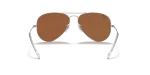 แว่นกันแดด Rayban Aviator RB3025-019/Z2 Matte Silver Flash Rayban RB3025-019/Z2 เงินด้าน ขาแว่นด้านใน