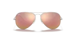 แว่นกันแดด Rayban Aviator RB3025-019/Z2 Matte Silver Flash Rayban RB3025-019/Z2 เงินด้าน ด้านหน้า