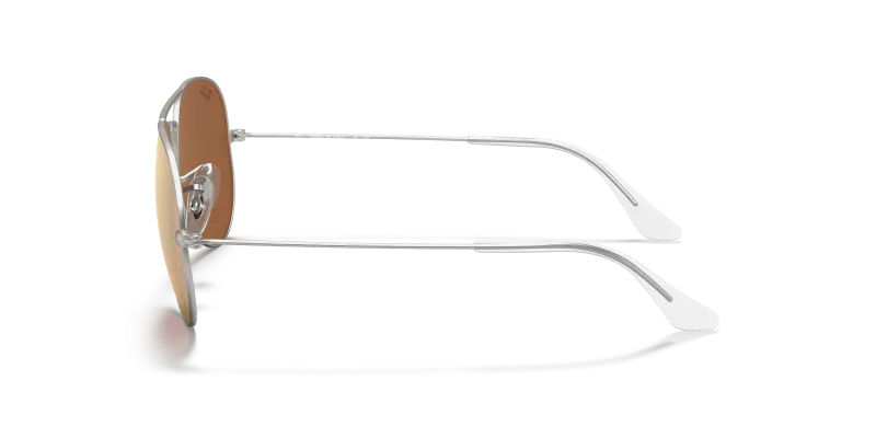 แว่นกันแดด Rayban RB3025-019/Z2 เงินด้าน มุมข้าง ทรงนักบินเต็มขอบ
