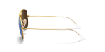 แว่นกันแดด Rayban Aviator RB3025-112/19 Gold Green Flash แว่นกันแดด Rayban Aviator RB3025 112 19 มุมข้าง เลนส์เขียวแฟลช