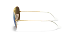 แว่นกันแดด Rayban Aviator RB3025 112 19 มุมข้าง เลนส์เขียวแฟลช