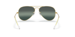 แว่นกันแดด Rayban Aviator RB3025-9196G6 Gold Silver Blue Polarized Rayban Aviator RB3025 9196G6 ขาแว่นด้านใน