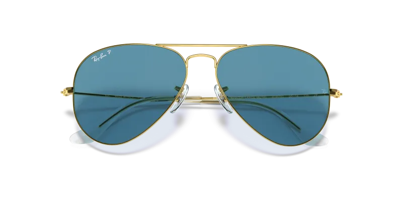 Rayban RB3025-9196S2 ทองขัดเงา close-up ด้านหน้า