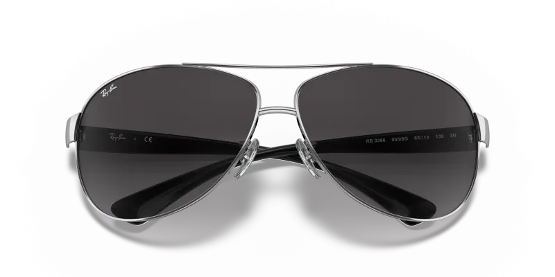 Rayban RB3386-003/8G เงิน close-up ด้านหน้า