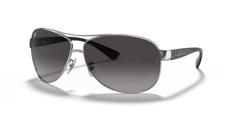 Rayban RB3386-003/8G เงิน แว่นกันแดดทรงนักบิน