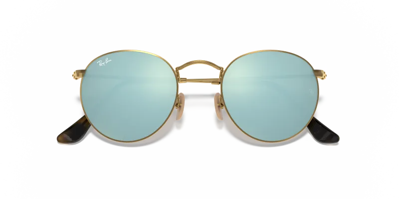 Rayban Round Metal RB3447N 001 30 close-up ด้านหน้า