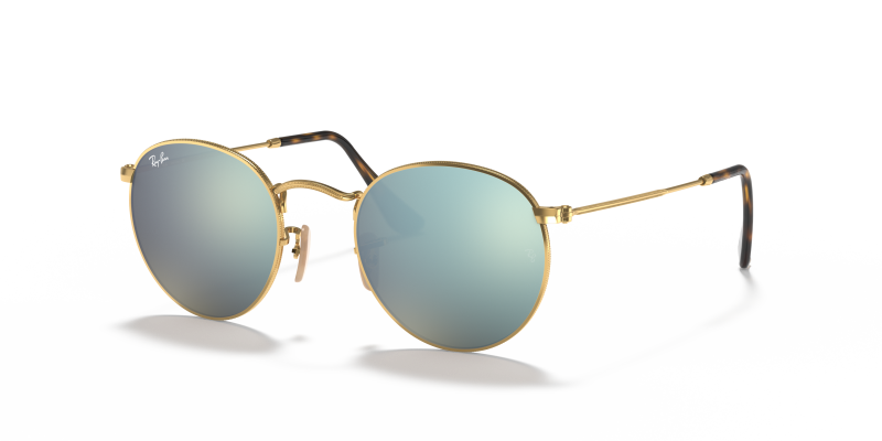 Rayban Round Metal RB3447N 001 30 แว่นกันแดดอะริสต้า