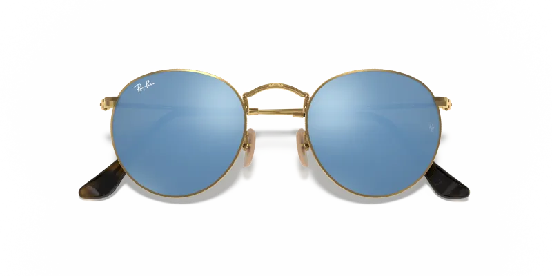 Rayban Round Metal RB3447N 001 9O close-up ด้านหน้า