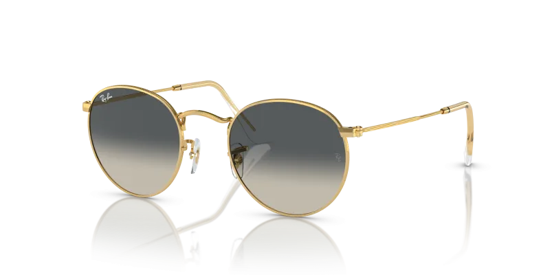 Rayban Round Metal RB3447 001/71 กรอบทอง เลนส์เทาไล่ระดับ