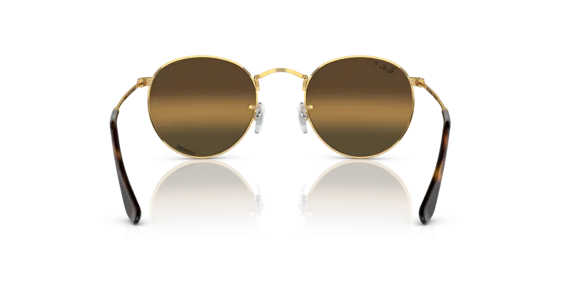 Rayban Round Metal RB3447 001/G5 ขาแว่นด้านใน