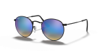 Rayban Round Metal RB3447 002 4O แว่นกันแดดดำ Unisex