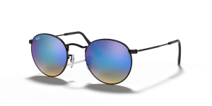 Rayban Round Metal RB3447 002 4O แว่นกันแดดดำ Unisex