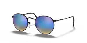 Rayban Round Metal RB3447 002 4O แว่นกันแดดดำ Unisex