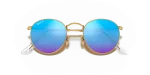 Rayban Round Metal RB3447 112 4L close-up ด้านหน้า
