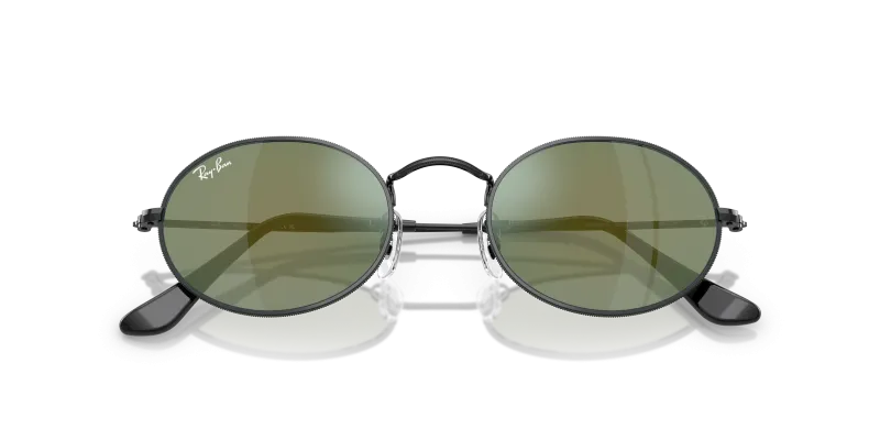 Rayban Oval RB3547N 002 68 close-up ด้านหน้า