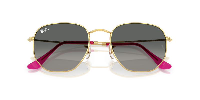 Rayban Hexagonal RB3548N 001 71 close-up ด้านหน้า