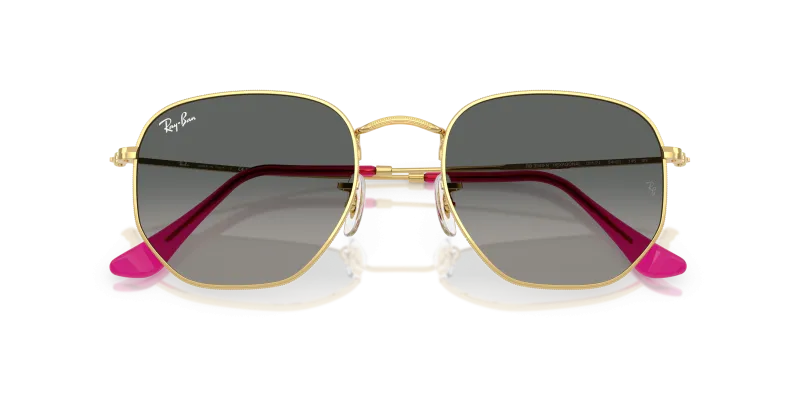 Rayban Hexagonal RB3548N 001 71 close-up ด้านหน้า