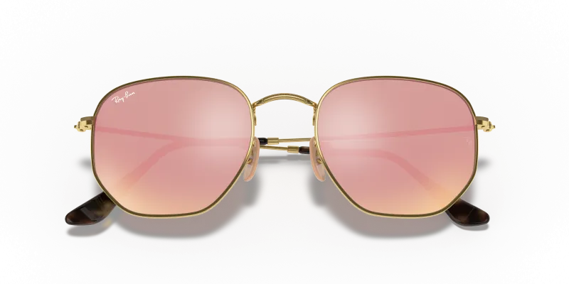 Rayban RB3548N-001/Z2 อะริสต้าทอง close-up ด้านหน้า