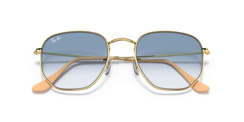 Rayban Hexagonal RB3548 001/3F close-up ด้านหน้า