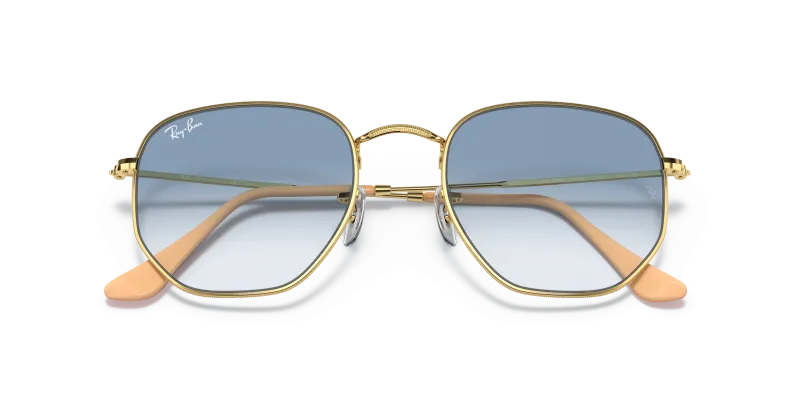 Rayban Hexagonal RB3548 001/3F close-up ด้านหน้า