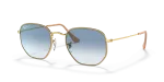 แว่นกันแดด Rayban Hexagonal RB3548-001/3F Arista Clear Light Blue Gradient Rayban Hexagonal RB3548 001/3F กรอบทองอะริสต้า เลนส์ไล่ระดับฟ้าอ่อน