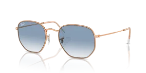 Rayban Hexagonal RB3548 92023F แว่นกันแดดโรสโกลด์ Unisex