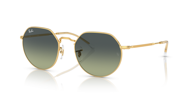 แว่นกันแดด Rayban Jack RB3565-001/BH Arista Green Vintage Rayban Jack RB3565 001/BH กรอบอาริสต้า เลนส์วินเทจกรีน