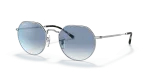 แว่นกันแดด Rayban Jack RB3565-003/3F Silver Clear Gradient Blue Rayban Jack RB3565-003/3F เงิน แว่นกันแดดทรงเรขาคณิต