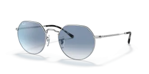 Rayban Jack RB3565-003/3F เงิน แว่นกันแดดทรงเรขาคณิต
