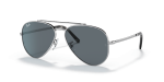 แว่นกันแดด Rayban New Aviator RB3625-003/R5 Silver Blue Rayban New Aviator RB3625 003 R5 กรอบเงิน เลนส์น้ำเงินสด