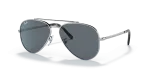 แว่นกันแดด Rayban New Aviator RB3625-003/R5 Silver Blue Rayban New Aviator RB3625 003 R5 กรอบเงิน เลนส์น้ำเงินสด