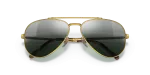 แว่นกันแดด Rayban New Aviator RB3625-9196G6 Legend Gold Polarized Rayban RB3625 9196G6 close-up เลนส์มิเรอร์เงิน