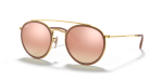 Rayban RB3647N 001/7O กรอบอะริสต้า เลนส์มิเรอร์น้ำตาล