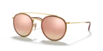Rayban RB3647N 001/7O กรอบอะริสต้า เลนส์มิเรอร์น้ำตาล