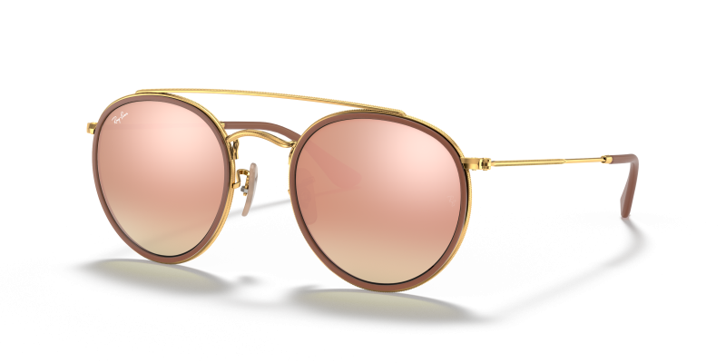 Rayban RB3647N 001/7O กรอบอะริสต้า เลนส์มิเรอร์น้ำตาล