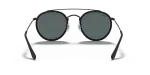 แว่นกันแดด Rayban RB3647N-002/R5 Black Blue Rayban RB3647N 002/R5 ขาแว่นด้านใน