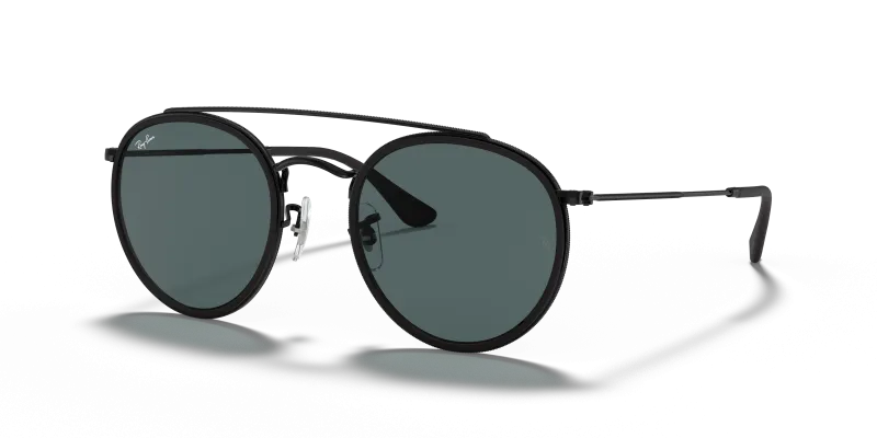 แว่นกันแดด Rayban RB3647N-002/R5 Black Blue Rayban RB3647N 002/R5 กรอบดำ เลนส์น้ำเงินเทา