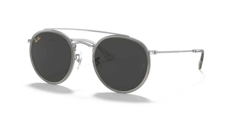แว่นกันแดด Rayban RB3647N-9211B1 Silver Dark Grey Rayban RB3647N 9211B1 แว่นกันแดดสีเงิน