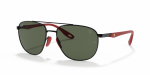 Rayban RB3659M-F02871 ดำ แว่นกันแดดทรงสี่เหลี่ยมจัตุรัสโครงเหล็ก สำหรับผู้ชาย