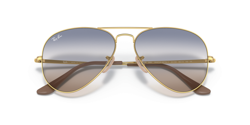 Rayban Aviator Metal II RB3689 001/GD close-up ด้านหน้า