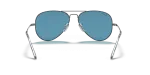 แว่นกันแดด Rayban Aviator Metal II RB3689-004/S2 Gunmetal Blue Polarized Rayban Aviator Metal II RB3689-004/S2 กันเมทัล ขาแว่นด้านใน