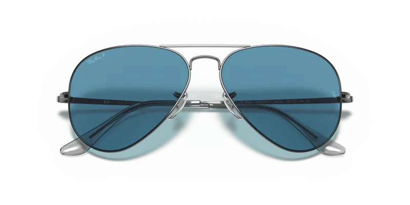 Rayban Aviator Metal II RB3689-004/S2 กันเมทัล close-up ด้านหน้า